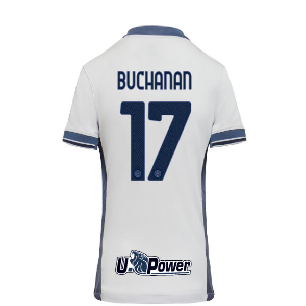 im nike frauen auswÄrtsstadion trikot 202425 – 17 tajon trevor buchanan Kollektion | Inter Fussball Shirts in Deutschland