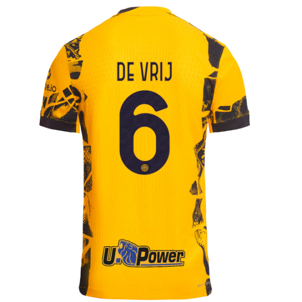 im nike herren drittes set spiel-trikot 202425 – 6 stefan de vrij Kollektion | Inter Fussball Shirts in Deutschland